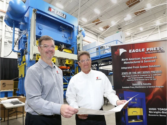 800 ton Servo Press, at Eagle Press & Equipment
